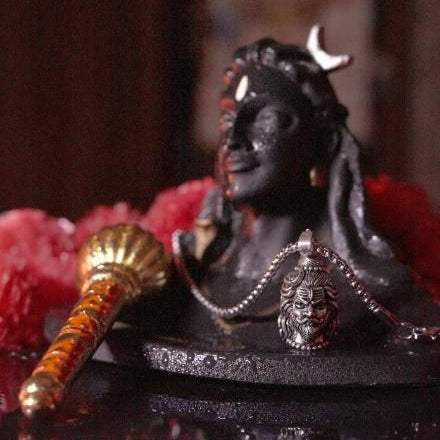 2 Face Pendent of Hanuman/Shankar with Chain