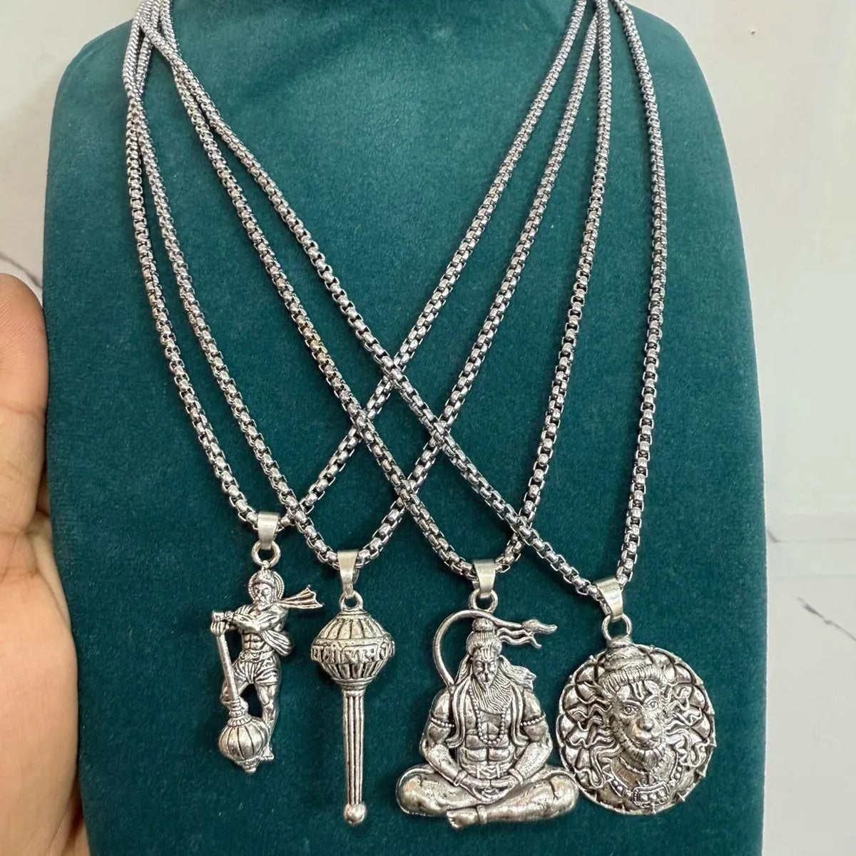 Lord Hanumanji Pendant Combo ( BUY 1 GET 3 FREE )
